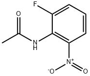 N-(2-氟-6-硝基苯基)乙酰胺,342-52-9,结构式