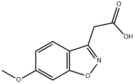 2-(6-METHOXYBENZO[D]ISOXAZOL-3-YL)ACETIC ACID,34200-00-5,结构式