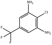 4-CHLORO-3,5-DIAMINOBENZOTRIFLUORIDE Struktur