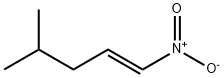 (E)-4-メチル-1-ニトロ-1-ペンテン 化学構造式