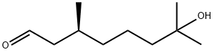 Octanal, 7-hydroxy-3,7-dimethyl-, (3S)- Structure