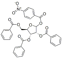 2',3',5'-TRI-O-BENZOYL-1-O-P-NITRO-BENZOYL D-RIBOFURANOSE,34213-15-5,结构式