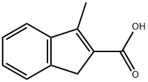 3-甲基茚-2-羧酸, 34225-81-5, 结构式