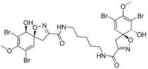 34232-66-1 (5S,5'S,10S,10'R)-N,N'-(1,5-Pentanediyl)bis[7,9-dibromo-10-hydroxy-8-methoxy-1-oxa-2-azaspiro[4.5]deca-2,6,8-triene-3-carboxamide]