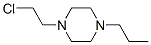 Piperazine, 1-(2-chloroethyl)-4-propyl- (9CI) 化学構造式