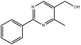 (4-метил-2-фенил-5-пиримидинил)метанол структура