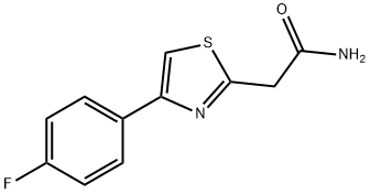 2-[4-(4-FLUOROPHENYL)-1,3-THIAZOL-2-YL]ACETAMIDE Struktur
