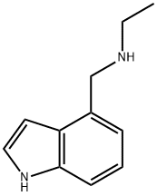 1H-INDOLE-4-METHANAMINE, N-ETHYL- Structure