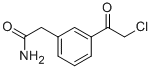 Benzeneacetamide, 3-(chloroacetyl)- (9CI) 结构式