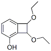 Bicyclo[4.2.0]octa-1,3,5-trien-2-ol, 7,8-diethoxy- (9CI) Structure