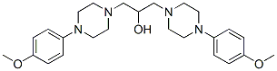 1,3-Bis[4-(p-methoxyphenyl)-1-piperazinyl]-2-propanol|