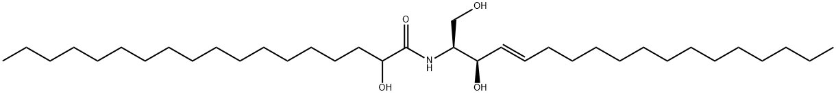N-(2-Hydroxystearoyl) Sphingosine
(Mixture of Diastereomers) 结构式