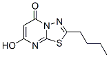 5H-1,3,4-Thiadiazolo[3,2-a]pyrimidin-5-one, 2-butyl-7-hydroxy- (9CI) Structure