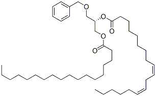 [S,(+)]-3-O-Benzyl-2-O-linoleoyl-1-O-stearoyl-L-glycerol,3426-52-6,结构式