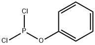 ジクロロ亜ホスフィン酸フェニル 化学構造式