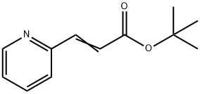 tert-Butyl (2E)-3-(pyridin-2-yl)prop-2-enoate Struktur