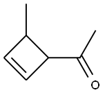 Ethanone, 1-(4-methyl-2-cyclobuten-1-yl)- (9CI) Structure