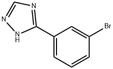 5-(3-溴苯基)-1H-1,2,4-三唑 结构式