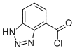 1H-Benzotriazole-4-carbonyl chloride (9CI) Struktur