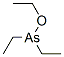 Diethylarsinous acid ethyl ester Structure