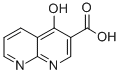 1,8-NAPHTHYRIDINE-3-CARBOXYLIC ACID, 4-HYDROXY Structure