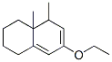 Naphthalene, 3-ethoxy-1,5,6,7,8,8a-hexahydro-1,8a-dimethyl- (9CI) Struktur