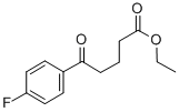 5-(4-フルオロフェニル)-5-オキソ吉草酸エチル 化学構造式