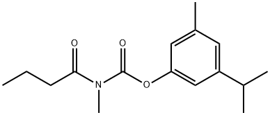 34264-24-9 (3-methyl-5-propan-2-yl-phenyl) N-(2-oxopentyl)carbamate