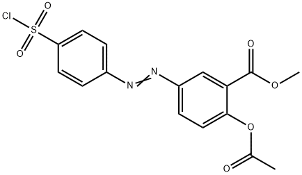 5-[[p-(Chlorosulfonyl)phenyl]azo]salicylic Acid Methyl Ester Acetate