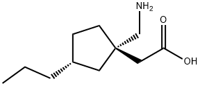 Cyclopentaneacetic acid, 1-(aminomethyl)-3-propyl-, (1S,3R)- (9CI) 化学構造式