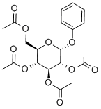 苯基 2,3,4,6-四-O-乙酰基-Α-D-吡喃葡萄糖苷,3427-45-0,结构式