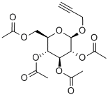 2-丙炔基 2,3,4,6-四-O-乙酰基-Β-D-吡喃葡糖苷,34272-02-1,结构式