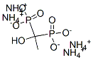 (1-hydroxyethylidene)bisphosphonic acid, ammonium salt  Struktur
