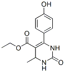 5-Pyrimidinecarboxylicacid,1,2,3,4-tetrahydro-6-(4-hydroxyphenyl)-4-methyl-2-oxo-,ethylester(9CI) Structure
