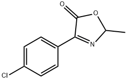 3-Oxazolin-5-one,  4-(p-chlorophenyl)-2-methyl-  (8CI),34278-81-4,结构式