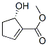 1-Cyclopentene-1-carboxylicacid,5-hydroxy-,methylester,(5S)-(9CI) 化学構造式