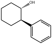 (1S,2R)-(+)-trans-2-フェニル-1-シクロヘキサノール 化学構造式