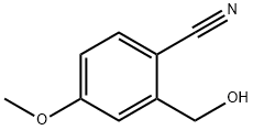 Benzonitrile, 2-(hydroxymethyl)-4-methoxy- (9CI) Structure