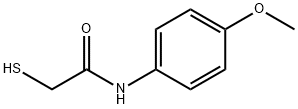 N1-(4-METHOXYPHENYL)-2-MERCAPTOACETAMIDE 化学構造式
