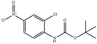 (2-氯-4-硝基苯基)氨基甲酸叔丁酯, 342882-95-5, 结构式