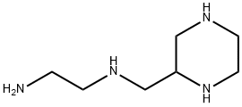 1,2-Ethanediamine,N-(2-piperazinylmethyl)-(9CI) Struktur