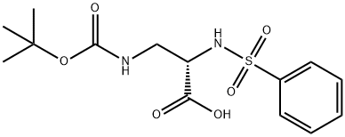 (S)-BOC-3-AMINO-2-(PHENYLSULFONYLAMINO)-PROPIONIC ACID