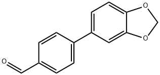 4-(苯并[D][1,3]二氧戊环-5-基)苯甲醛, 342889-39-8, 结构式