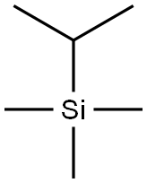 trimethyl-propan-2-yl-silane Structure