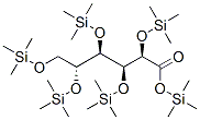 2-O,3-O,4-O,5-O,6-O-ペンタキス(トリメチルシリル)-D-グルコン酸トリメチルシリル 化学構造式