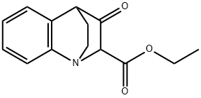 3,4-Dihydro-3-oxo-2H-1,4-ethanoquinoline-2-carboxylic acid ethyl ester 结构式