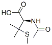S-methyl-N-acetylpenicillamine Struktur