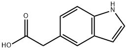 5-インドール酢酸 化学構造式