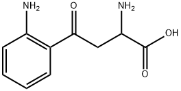 キヌレニン 化学構造式