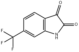 6-TRIFLUOROMETHYL ISATIN 化学構造式